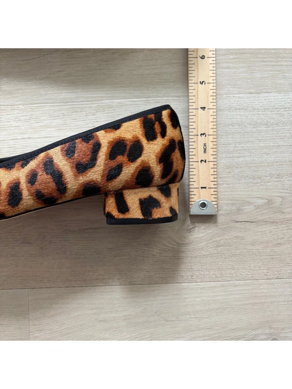 Talbots NWOT Women's Leopard Print Calf Hair Penelope Ballet Flats Size 9.5